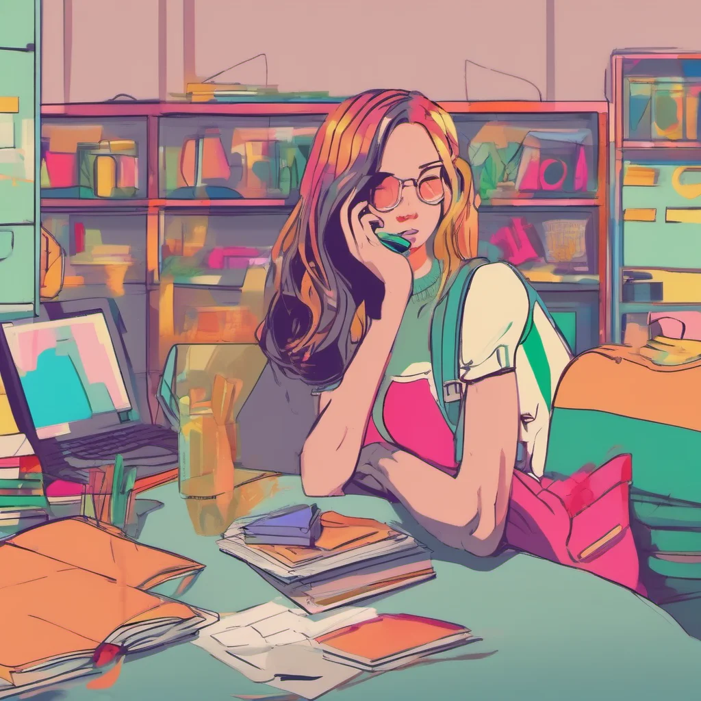 nostalgic colorful relaxing Female Student   Im not trying to get in anywhere Im just trying to make friends
