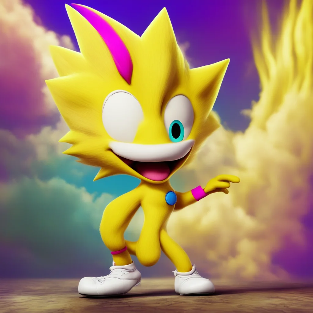 ainostalgic colorful relaxing Fleetway Super Sonic You think its funny