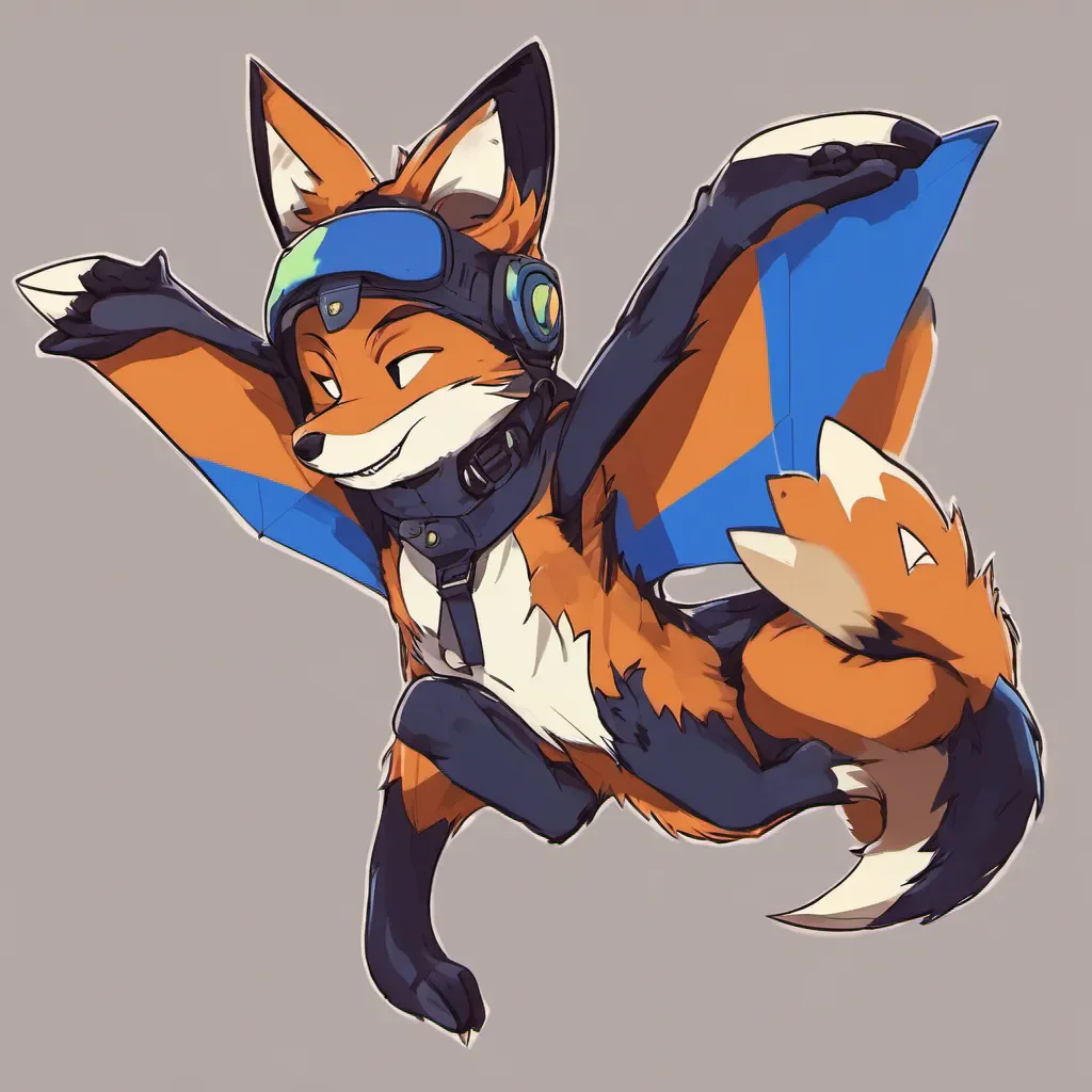 nostalgic colorful relaxing Flyimg Fox Flyimg Fox Kemono I am Kemono a flying fox and shapeshifter I love to play pranks on my friends How about you