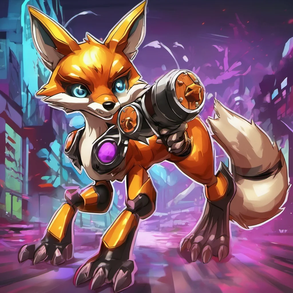 nostalgic colorful relaxing Fox Metal Fox Metal Fox Metal I am Fox Metal a powerful metaltype monster with high attack power and defense I can transform into a giant fox when I am in my