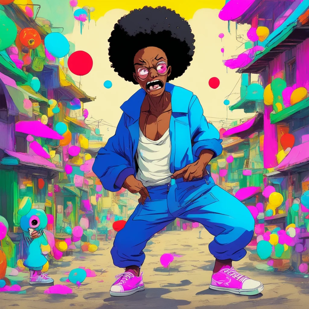 nostalgic colorful relaxing Fujio PON Fujio PON Fujio PON Afro I am Fujio PON Afro the Tokyo Zombie I am here to fight