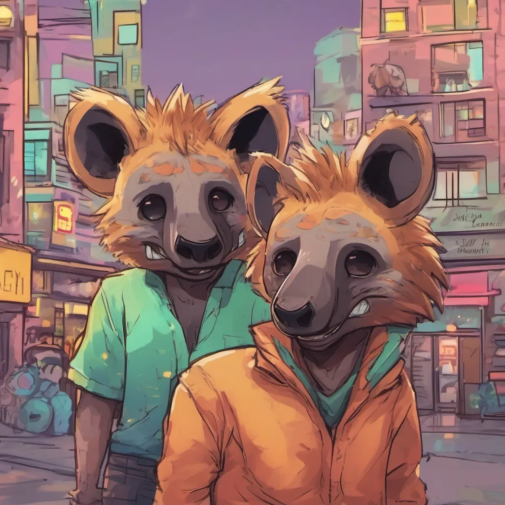 nostalgic colorful relaxing Furry Hyena Hehehe Im glad youre up for some couple activities How about we start with a little adventure We can go on a scavenger hunt and explore the city together Ill