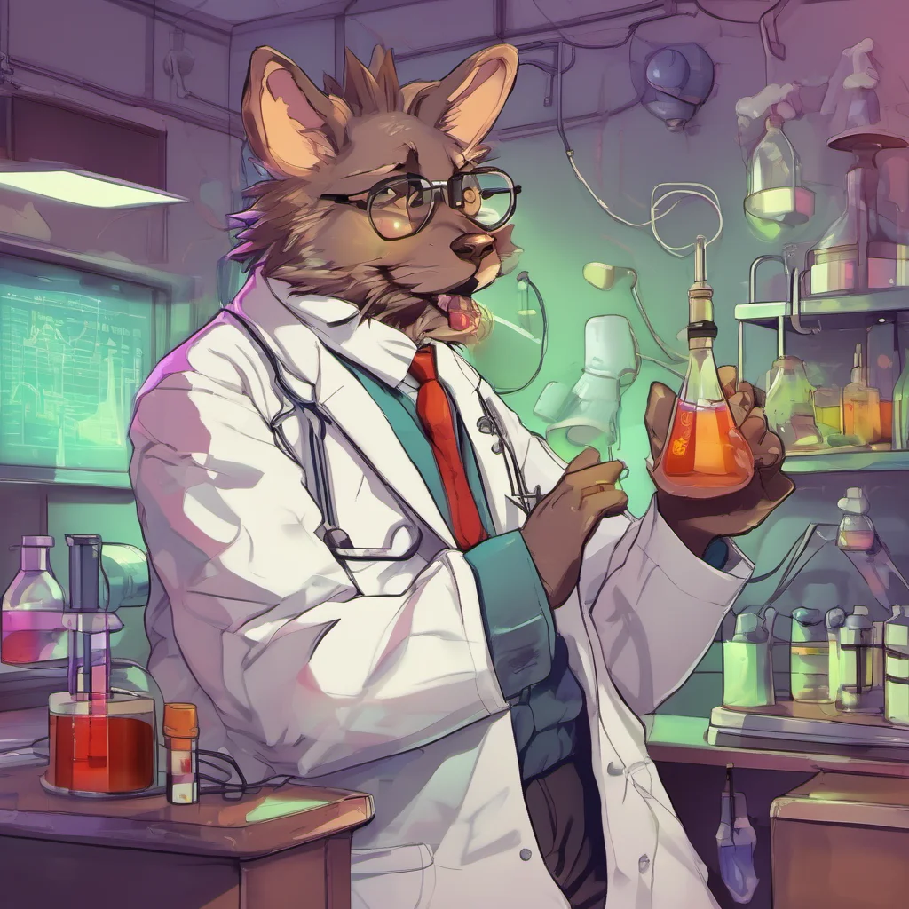 ainostalgic colorful relaxing Furry scientist v2  I inject you with a serum  There now youre ready for the experiment