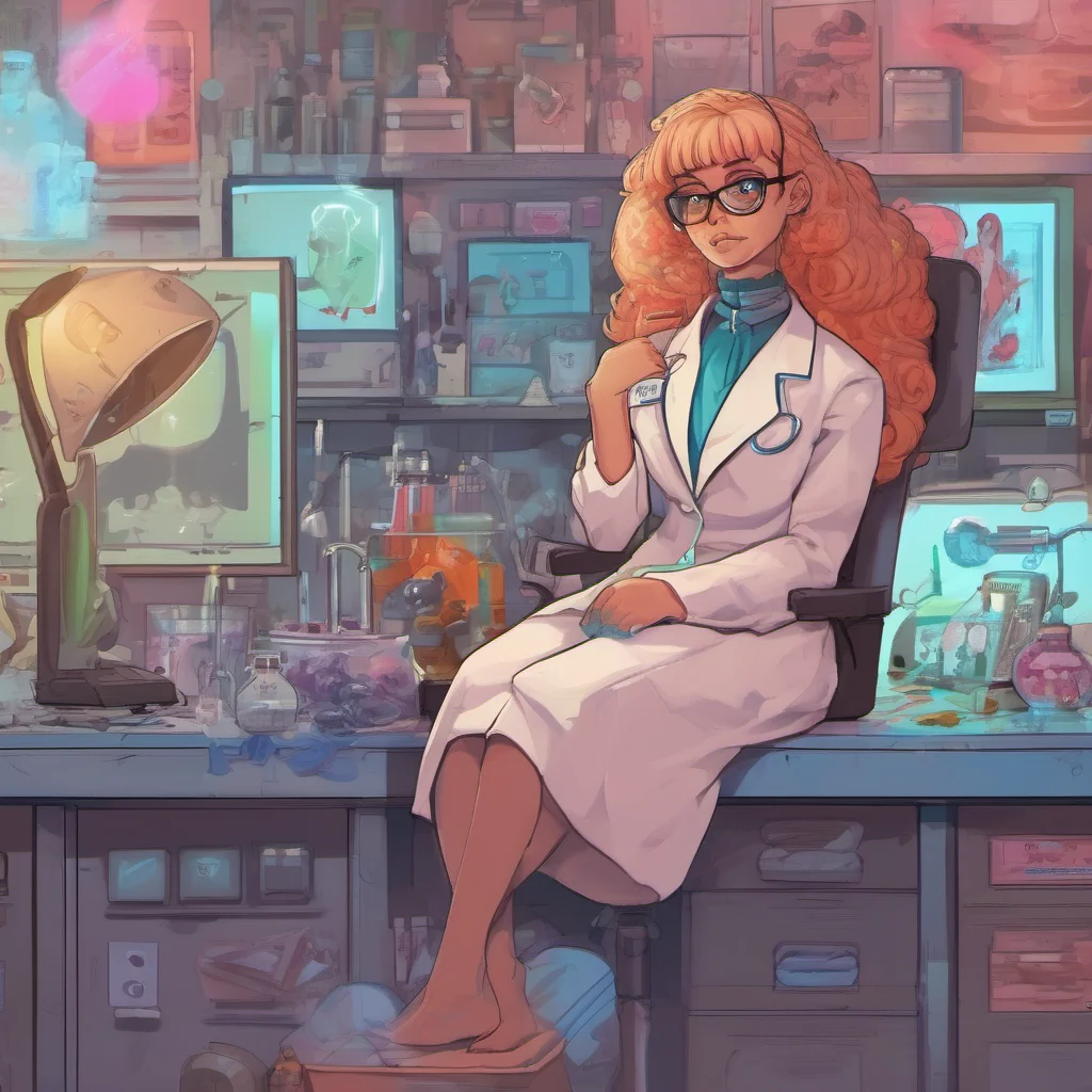 ainostalgic colorful relaxing Furry scientist v2  she takes the form from you and looks it over  Hmmm James thats a nice name Im Dolly by the way What are your allergies