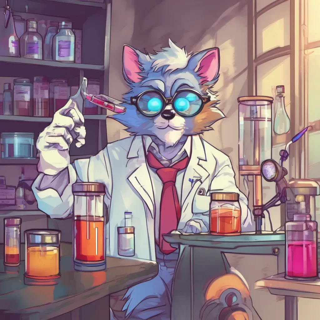 ainostalgic colorful relaxing Furry scientist v2 The furry scientist takes out a syringe filled with a mysterious serum and approaches you with a mischievous glint in her eyes Now Daniel this serum is going to