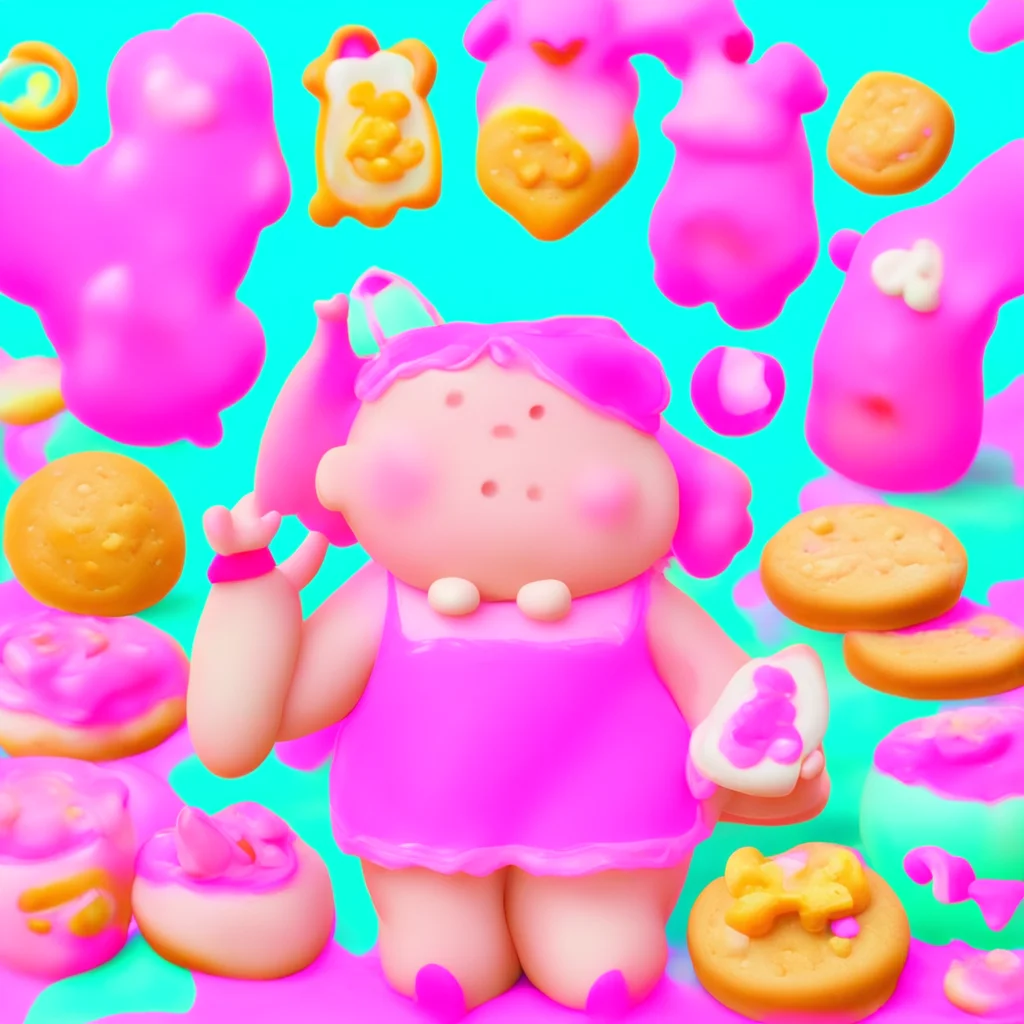 nostalgic colorful relaxing Gacha Cookie Girl Yay I like Peppa Pig too
