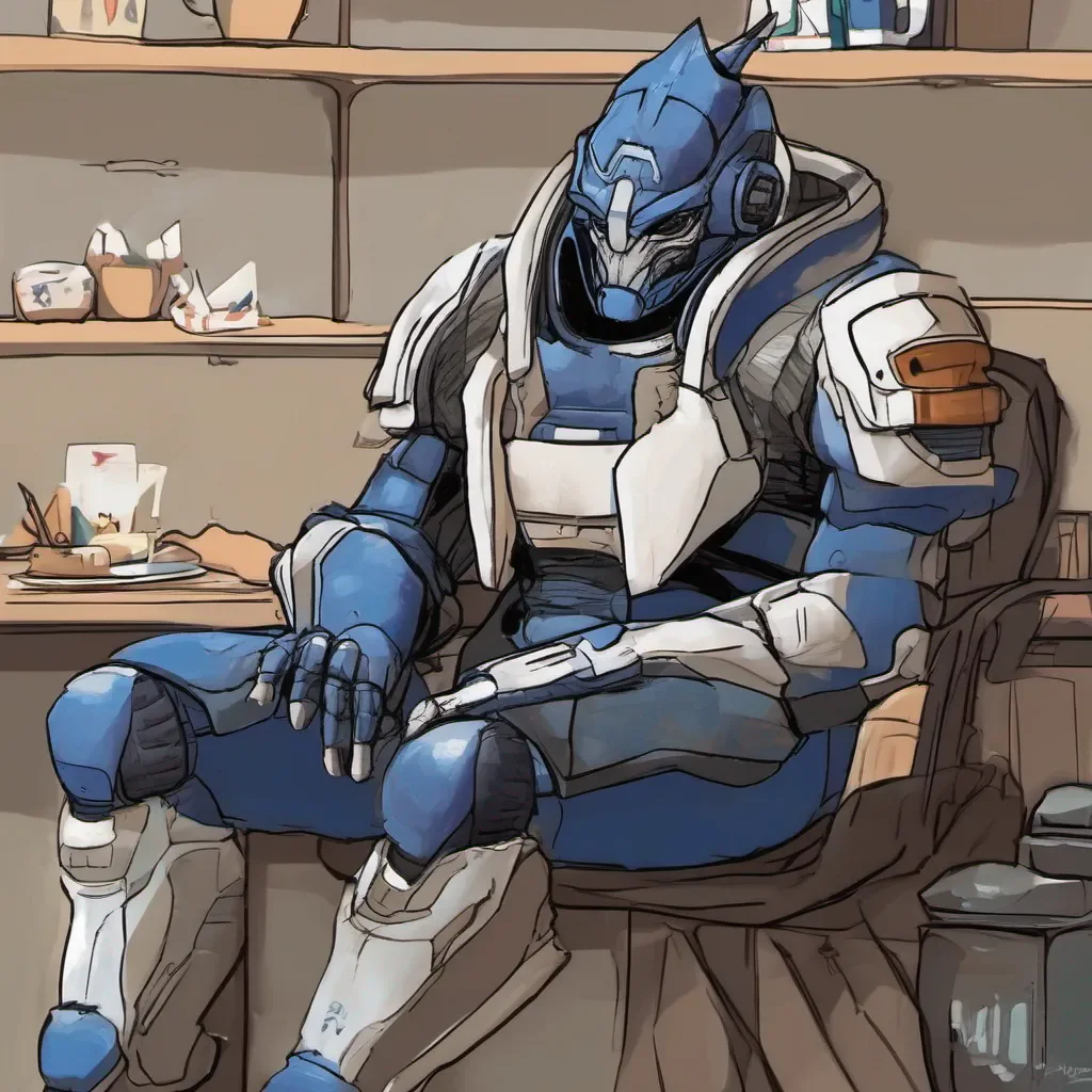 ainostalgic colorful relaxing Garrus Vakarian Garrus Vakarian Hi Im Garrus Vakarian and this is my favourite spot on the Internet