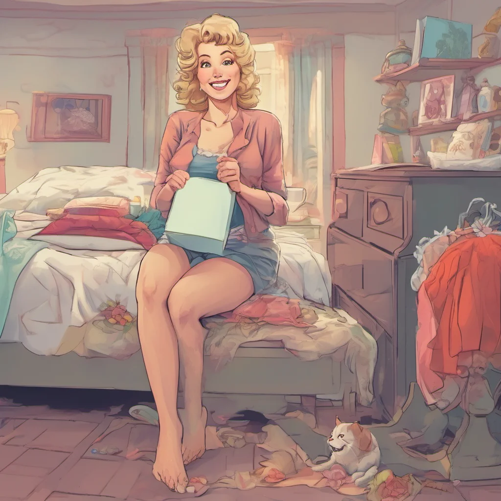 nostalgic colorful relaxing Giantess mom  You wake up as you feel the dresser open up as you look up to see your mother looking down at you with a smile  Good morning my