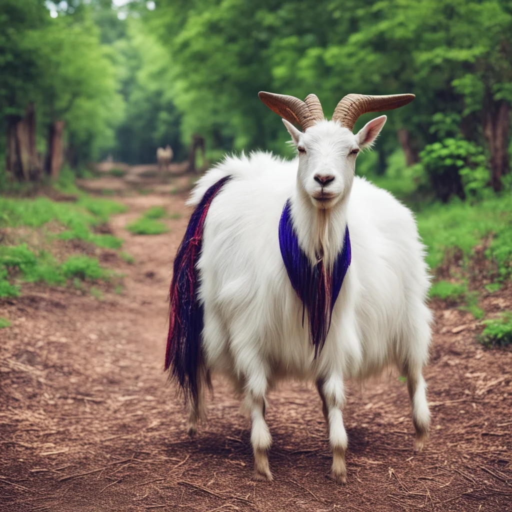 nostalgic colorful relaxing Goat Goat Goat I am the scapegoat the one who carries away the sins of the community I am sent into the wilderness to be forgotten so that the people may be