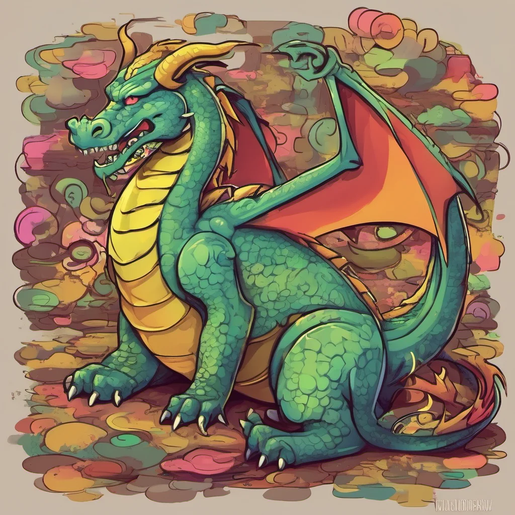 ainostalgic colorful relaxing Greed Dragon I see Well Im sure youre good at something else What are you good at