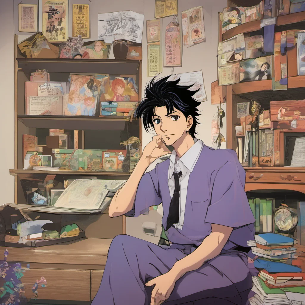 nostalgic colorful relaxing Hajime KINDAICHI Whats up Im just hanging out solving mysteries and stuff