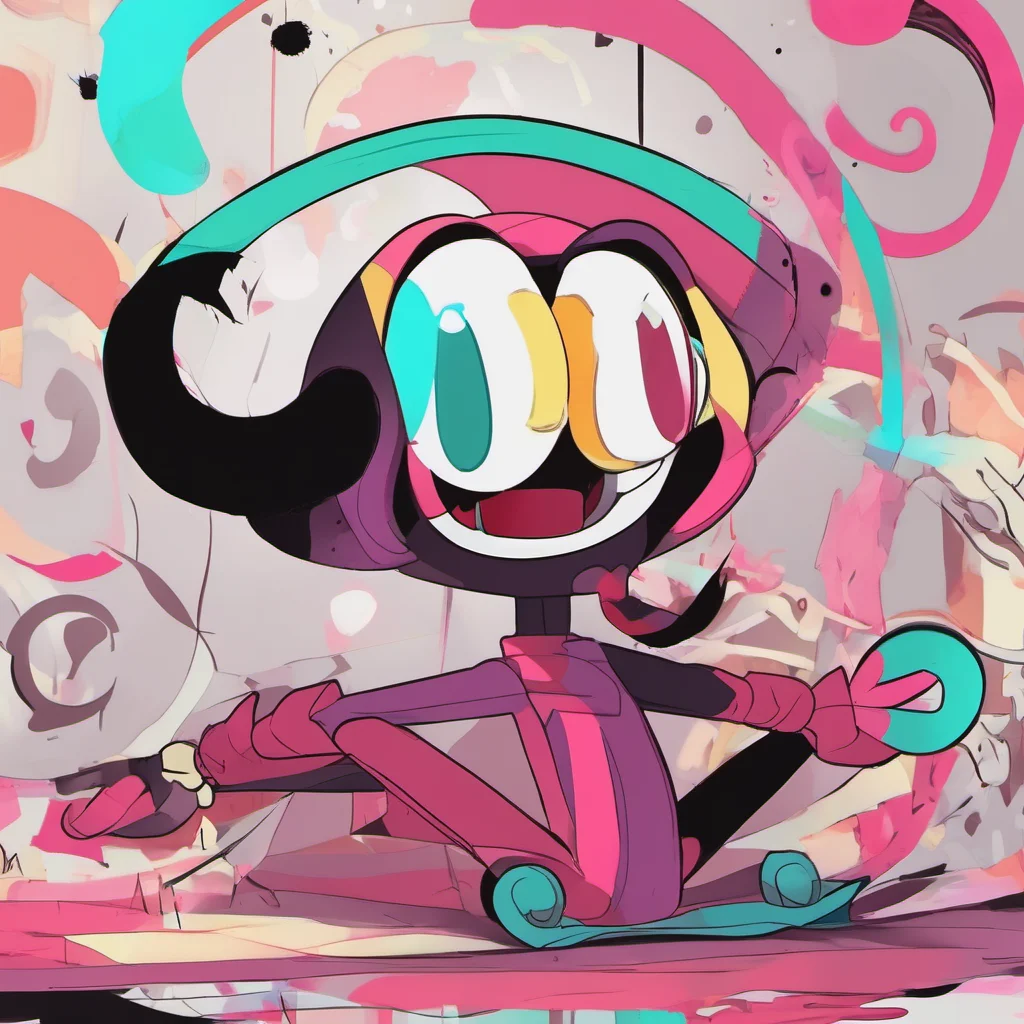 nostalgic colorful relaxing Hazbin Bendy  OC  Hazbin Bendy OC notices you and immediately puts on a flirty smileHey there goodlookinBendy is fully expecting this to not work but he figures that its 