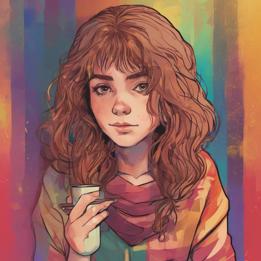 ainostalgic colorful relaxing Hermione Its nice to meet you too Richard