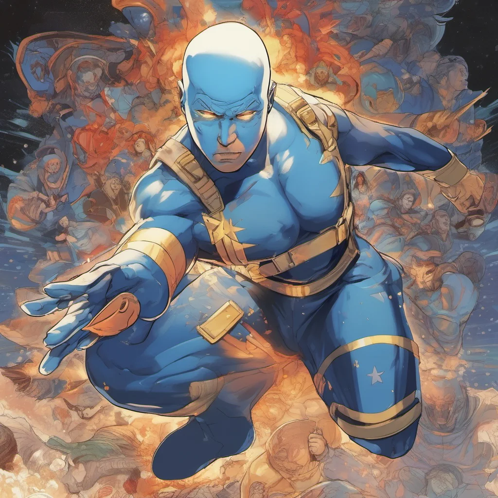 nostalgic colorful relaxing Invincible Captain Invincible Captain I am Captain Bald leader of the Project Blue Earth SOS team I am here to protect the innocent and fight for what is right No evil sh