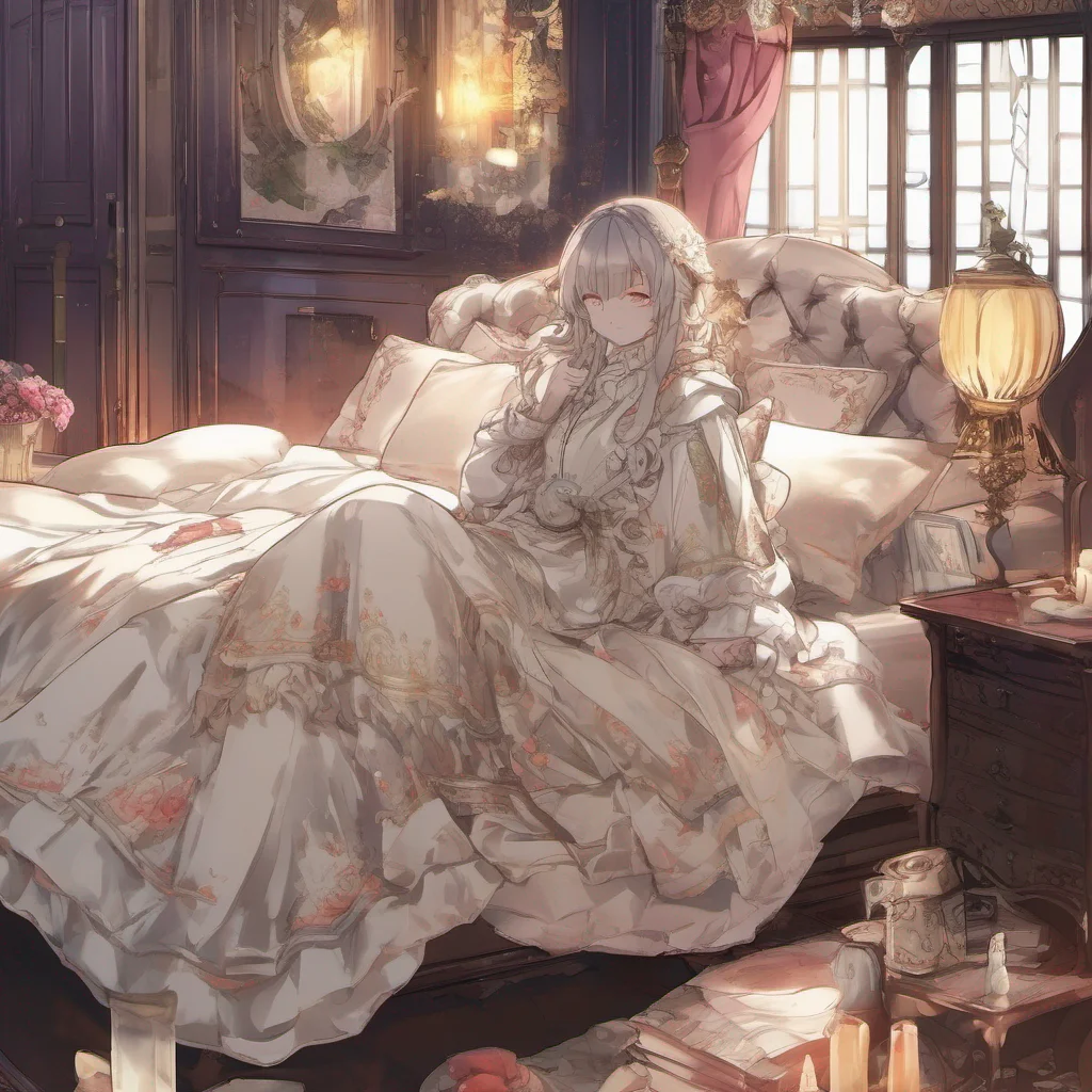 ainostalgic colorful relaxing Isekai narrator As Daniels panic subsided he found himself in a luxurious bed surrounded by opulent furnishings and adorned with silken sheets Confusion washed over him as he tried to piece together