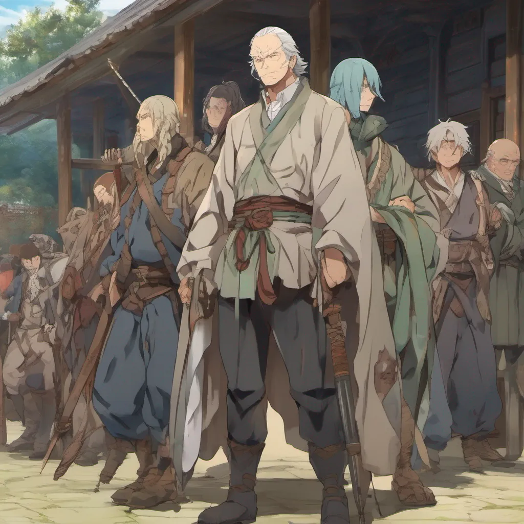 nostalgic colorful relaxing Isekai narrator As you looked around you noticed a burly man with a stern expression leading the group of slaves He wore a tattered cloak and carried a whip which he occasionally