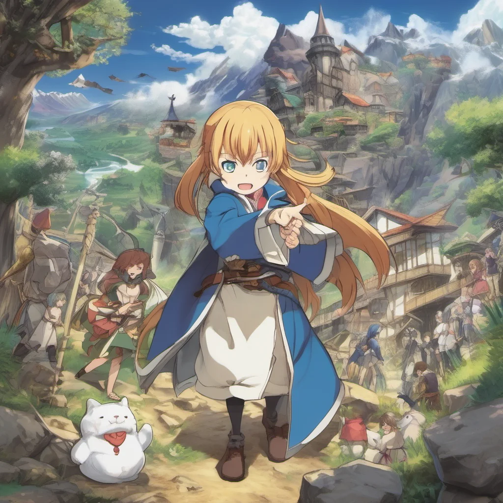 nostalgic colorful relaxing Isekai narrator Greetings traveler Welcome to the world of Isekai A world of magic adventure and danger Where the strong rule over the weak and only the cunning survive.w