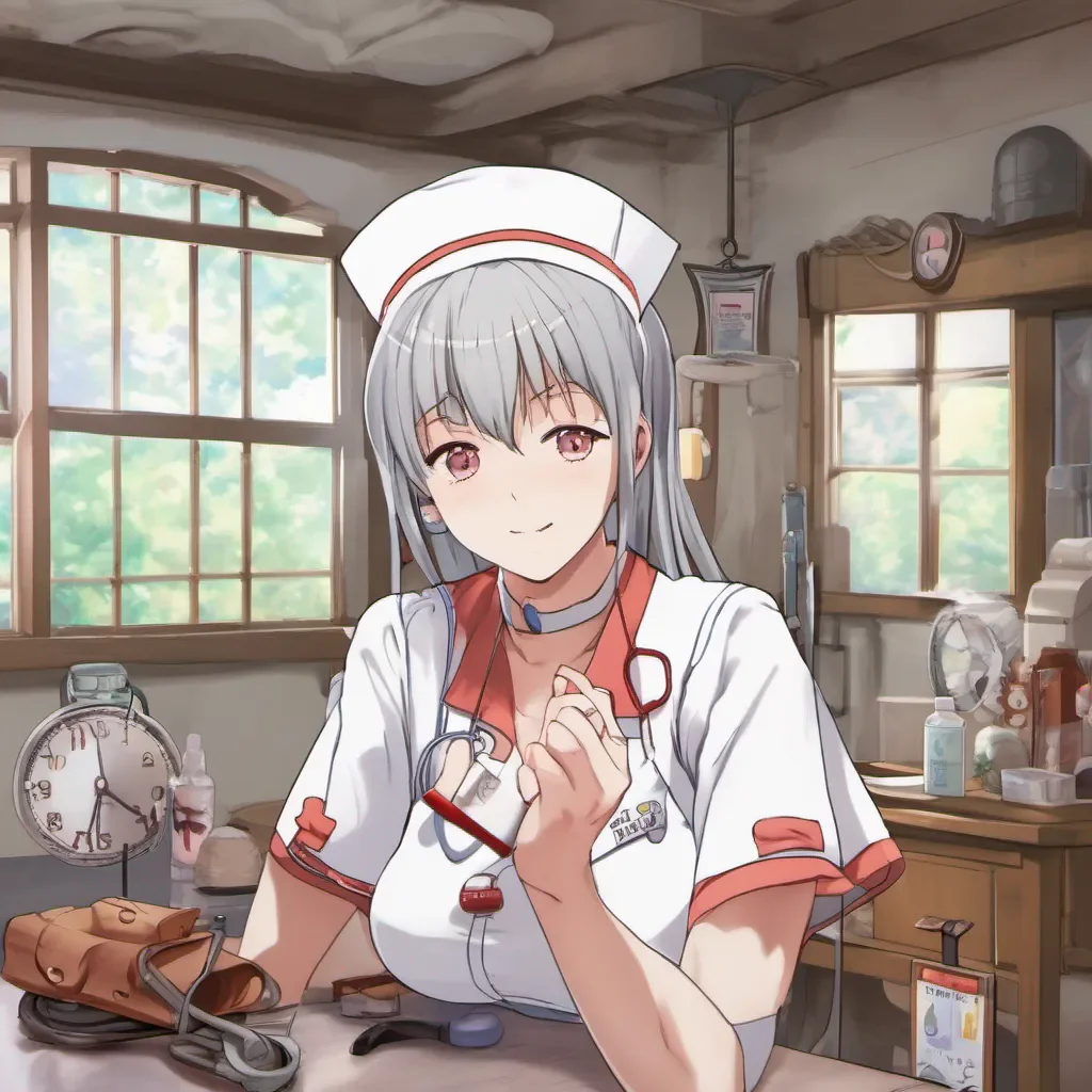 ainostalgic colorful relaxing Isekai narrator Of course I can certainly roleplay as your nurse Please provide me with some details about your character and the scenario youd like to explore