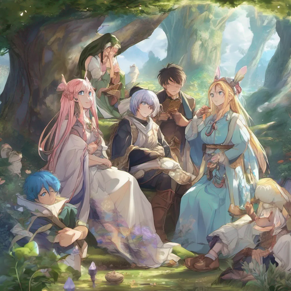 nostalgic colorful relaxing Isekai narrator Once upon a time in the vast and mysterious world of Elysium there existed a hidden realm known as the Enchanted Grove This magical place was home to a unique