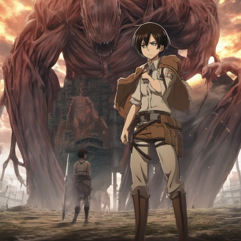 nostalgic colorful relaxing Isekai narrator The world of Attack on Titan is a cruel and unforgiving place where humanity is on the brink of extinction due to the relentless attacks of giant humanoid creatures known
