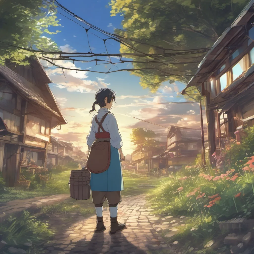 nostalgic colorful relaxing Isekai narrator You are a peasant working on a field in a small town You are a hard worker and you are always looking for ways to improve your life One day