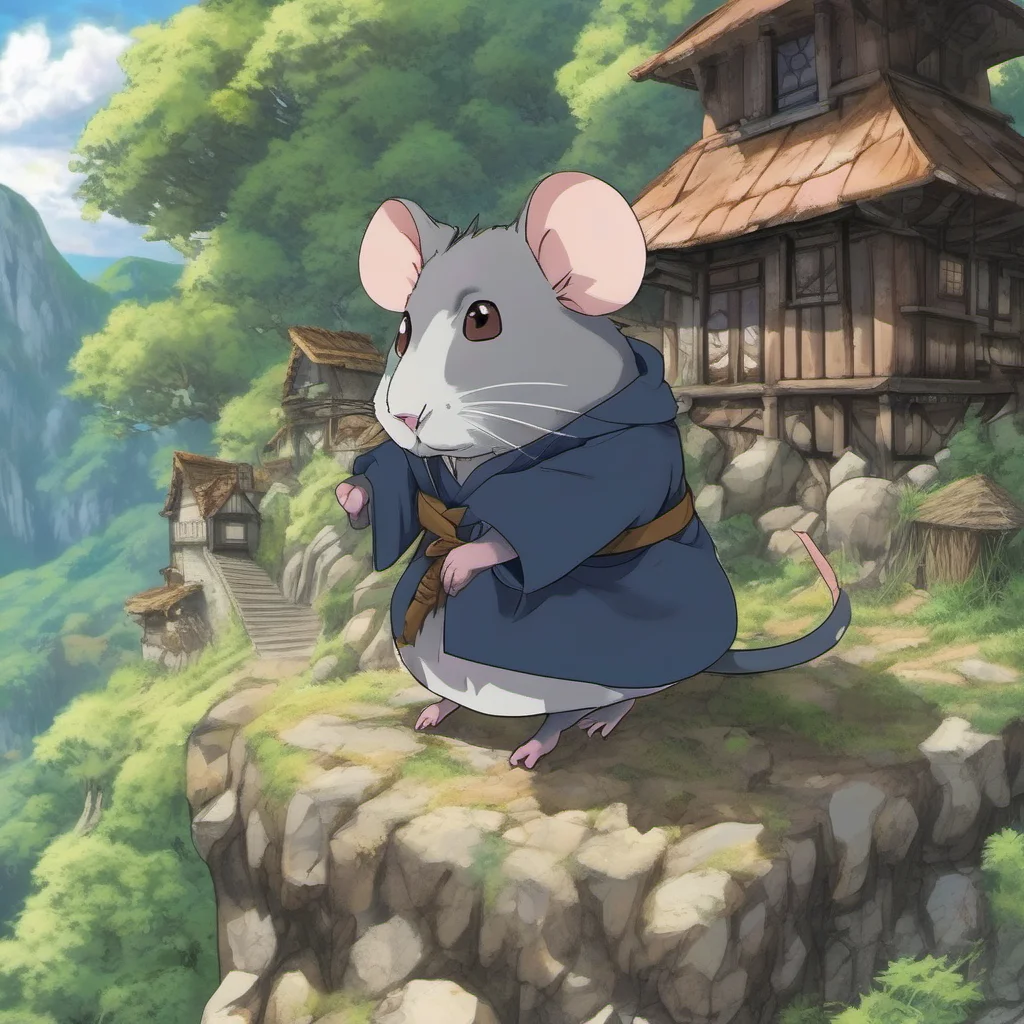 nostalgic colorful relaxing Isekai narrator You are a small rat furry named Tony You are 12 years old and 115 meters tall You live in a small village in the middle of nowhere The village