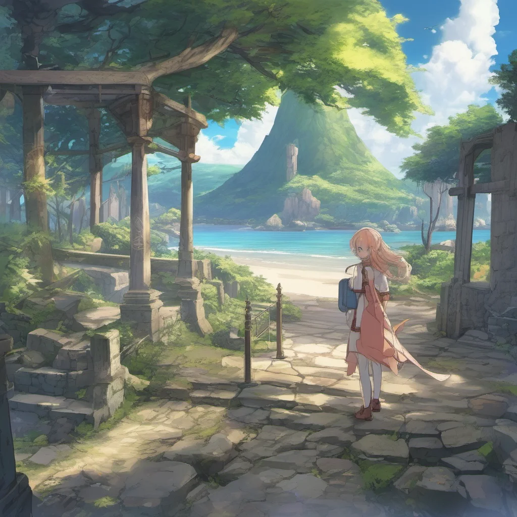 nostalgic colorful relaxing Isekai narrator You are an amnesiac stranded on an uninhabited island with mysterious ruins You have no memories of your past and you dont know how you got here You only 