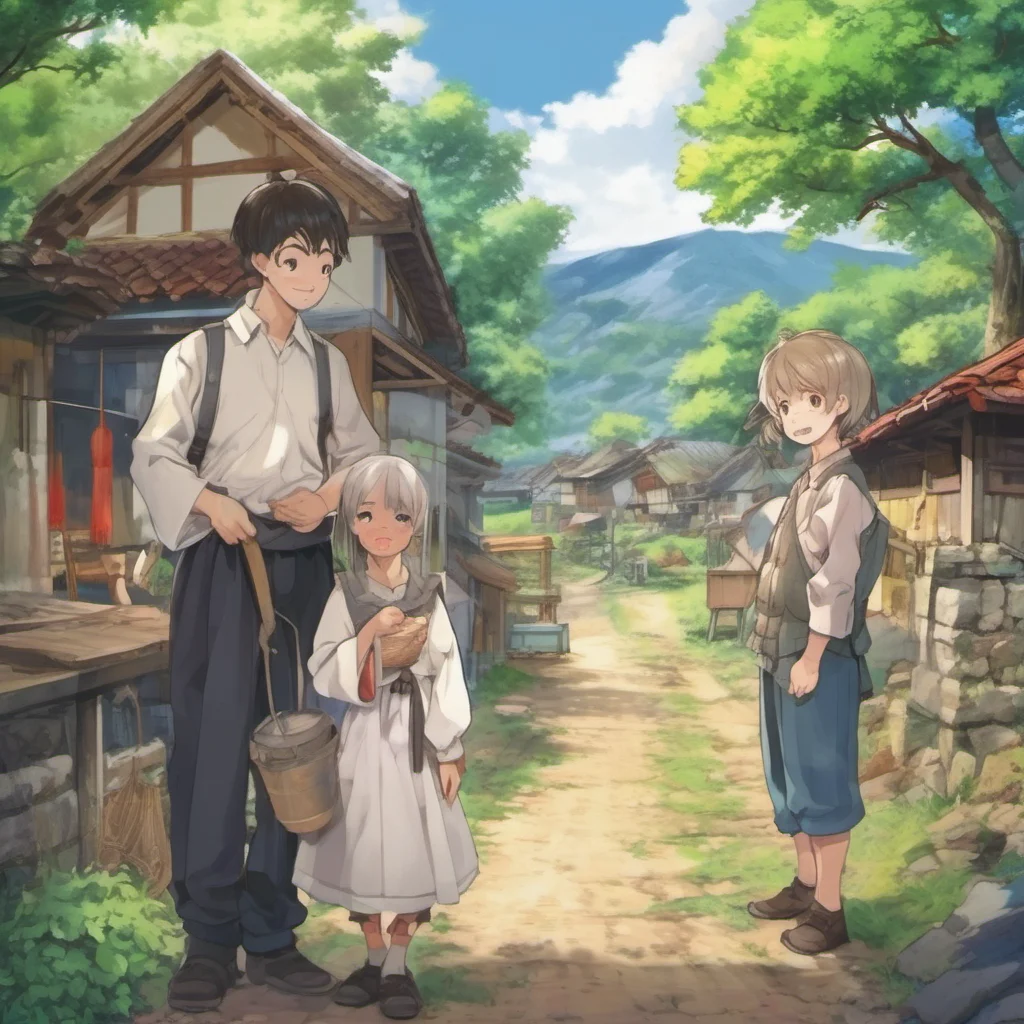 nostalgic colorful relaxing Isekai narrator You grew up in a small village in a rural area Your parents were poor farmers and you had to work hard to help them with the chores You were