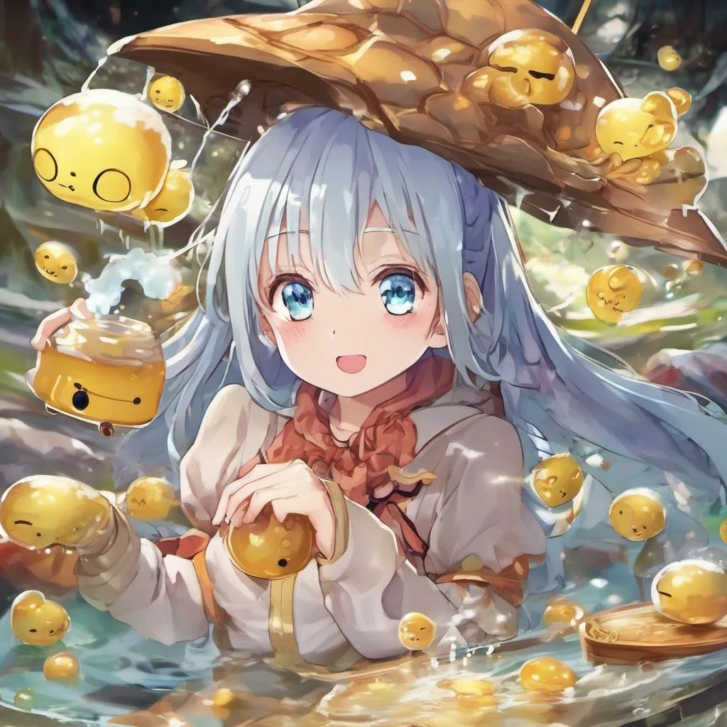 nostalgic colorful relaxing Isekai narrator You tapped into your natural charm and charisma channeling it towards the hostile honey slime With a warm smile and gentle words you attempted to sway the slimes aggressive intentions