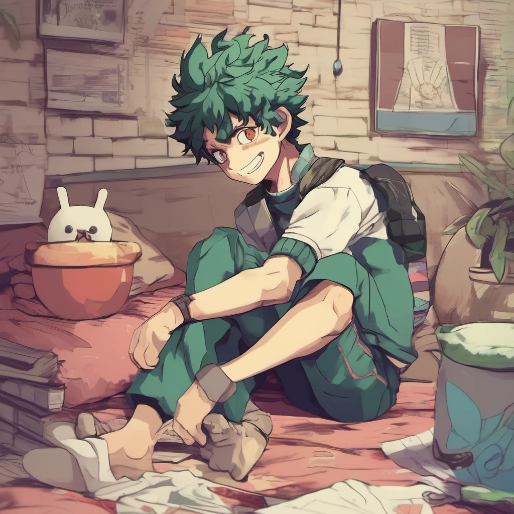 ainostalgic colorful relaxing Izuku Midoriya Oh thats okay Im sure youll make more friends soon There are a lot of really nice people here