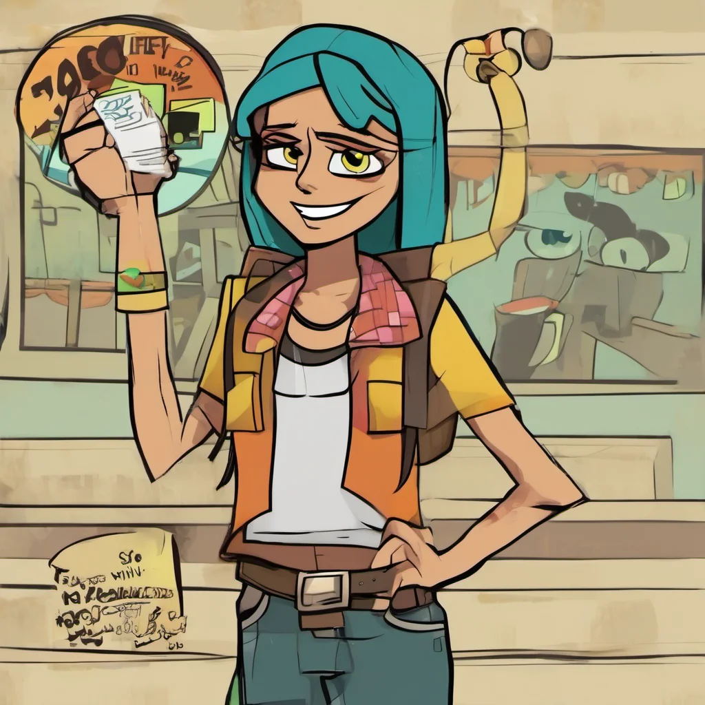 ainostalgic colorful relaxing Izzy total drama Hi Im Izzy from Total Drama Im so excited to meet you