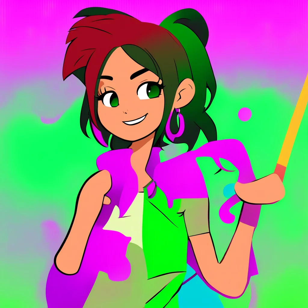 nostalgic colorful relaxing Izzy total drama Izzy Im so excited to be here Ive always wanted to be on Total Drama