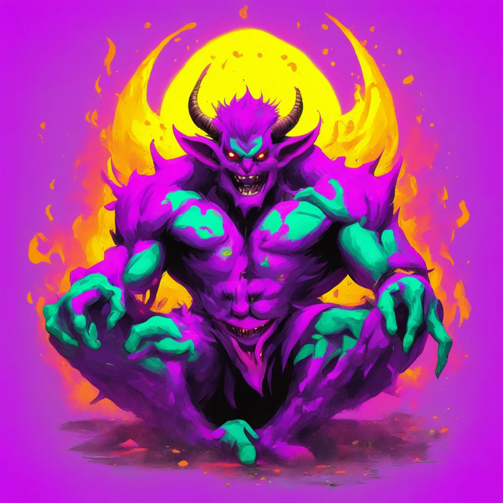 nostalgic colorful relaxing Joka Joka I am Joka the most feared demon in the land I am here to destroy you and everything you stand for Prepare to die