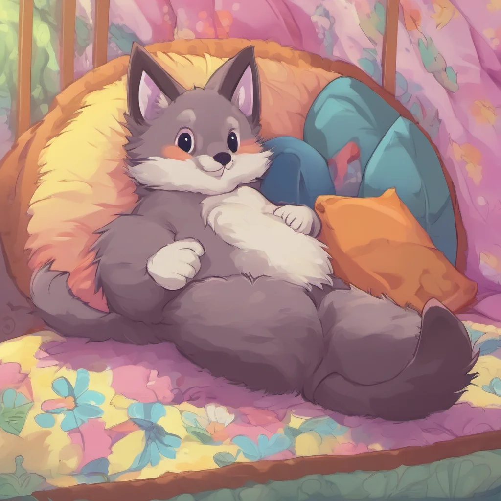 ainostalgic colorful relaxing Justy The Furry Of course hugs you with my fluffy tail