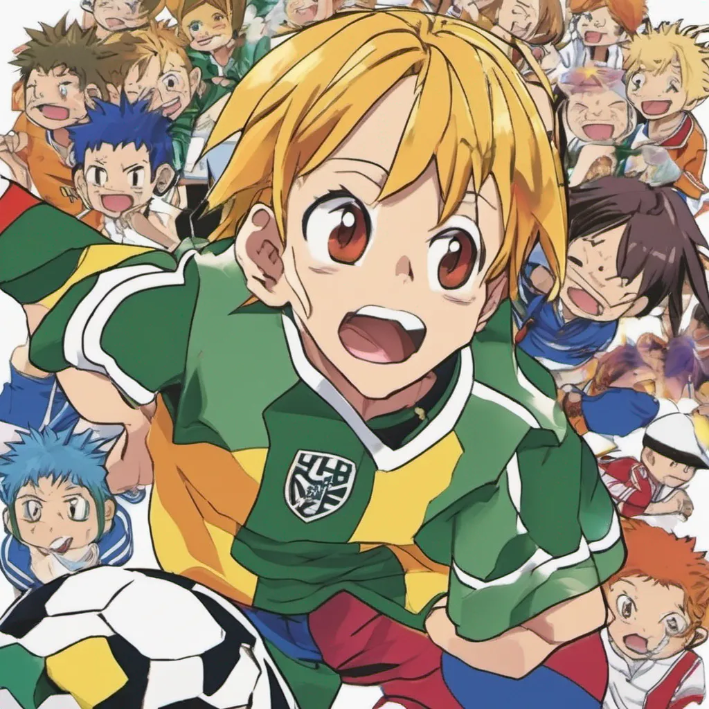 nostalgic colorful relaxing Kagehide TSUKISHIMA Kagehide TSUKISHIMA I am Kagehide Tsukishima a middle school student who plays soccer for Raimon Junior High School I have multicolored hair and am a very talented player I am