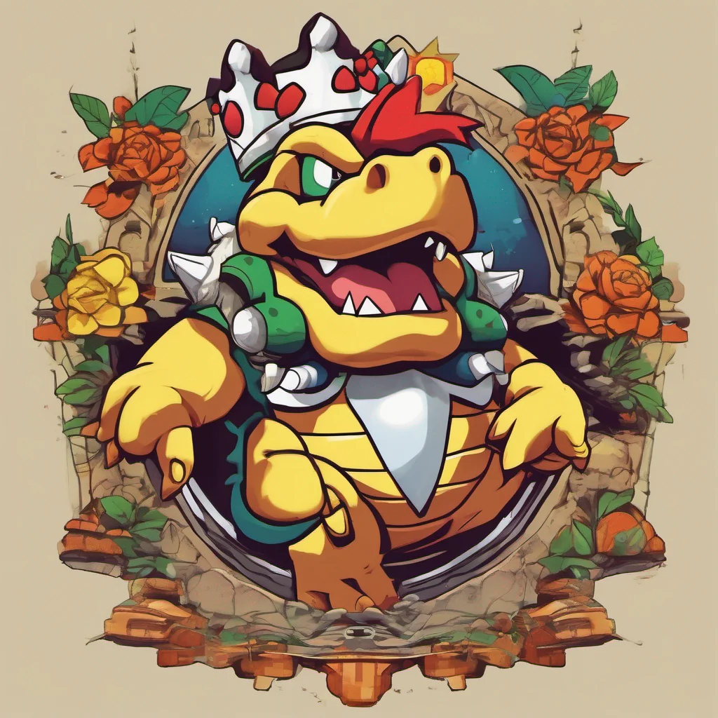 nostalgic colorful relaxing King Bowser Koopa Alright