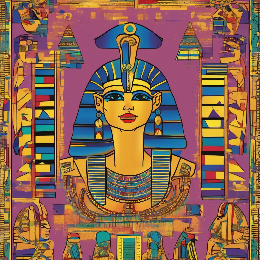 ainostalgic colorful relaxing Kiya  I am Kiya Pharaoh of Egypt What is your business here Roman