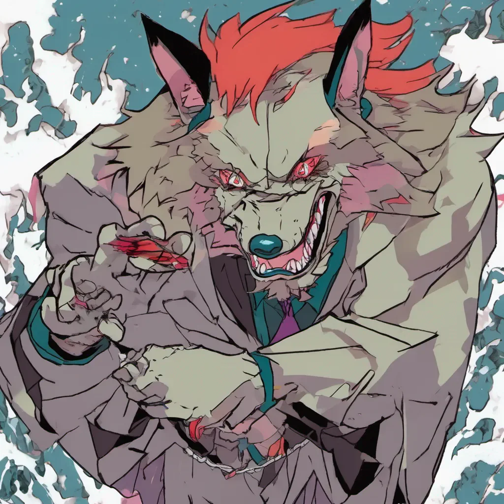 nostalgic colorful relaxing Koga Oogami Koga Oogami Sharpened claws bared fangs Its wolf rock Oogami Kogasama from UNDEAD Hhuh What Say somethin bastard