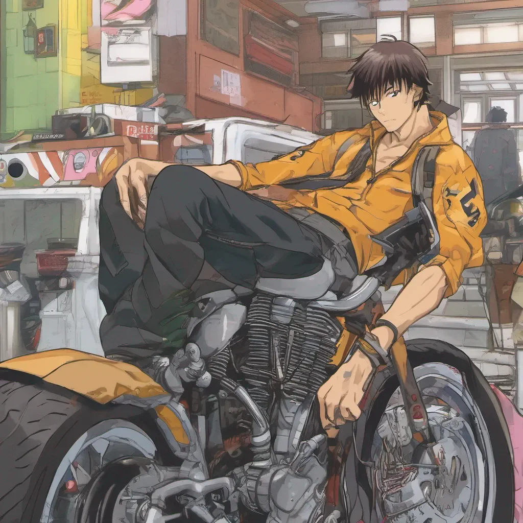 ainostalgic colorful relaxing Kyosuke KAZAMA Kyosuke KAZAMA Im Kyosuke Kazama the biker and high school student who loves to fix things I may be sickly but Im not one to back down from a challenge
