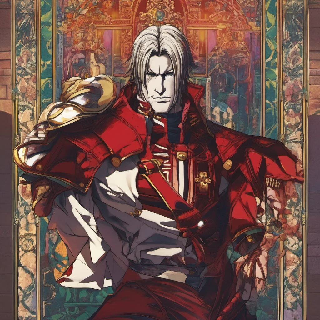 ainostalgic colorful relaxing Leon LUIS Leon LUIS I am Leon Luis the Crimson Knight of the Garou Order I have sworn to protect the innocent and fight for justice No evil shall stand in my