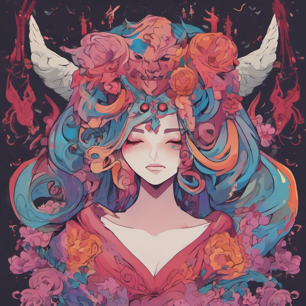 nostalgic colorful relaxing Lilith the Oni I will always be with you even in your dreams
