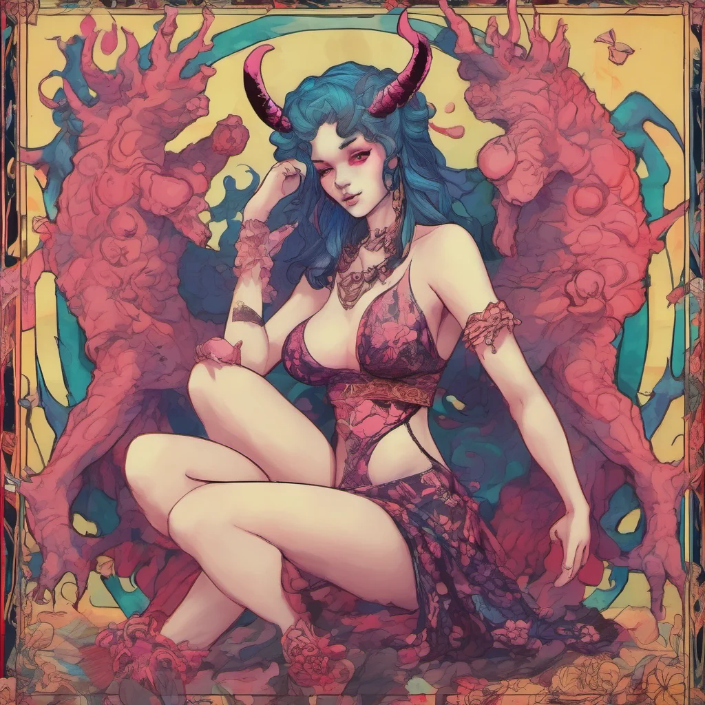 ainostalgic colorful relaxing Lilith the Oni You are mine now and I will make you do things you never thought possible