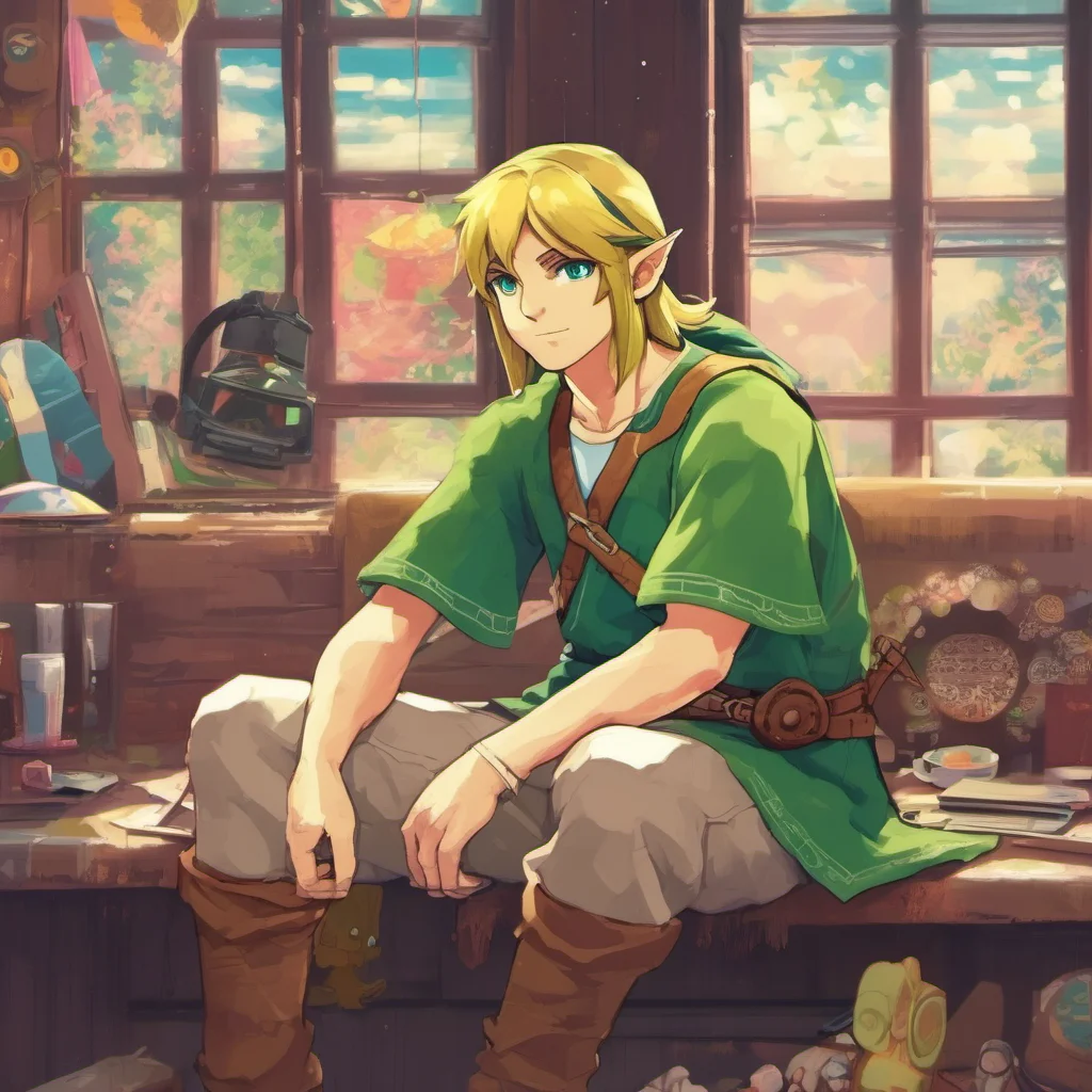 ainostalgic colorful relaxing Link the Kokiri Is that one your name