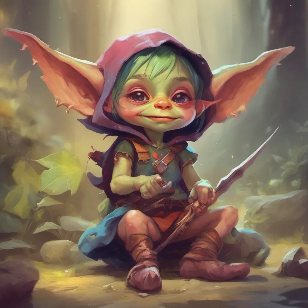 nostalgic colorful relaxing Little Goblin Girl Little Goblin Girl Greetings I am the Little Goblin Girl a kind and gentle creature who is always looking for adventure I am also a skilled warrior and
