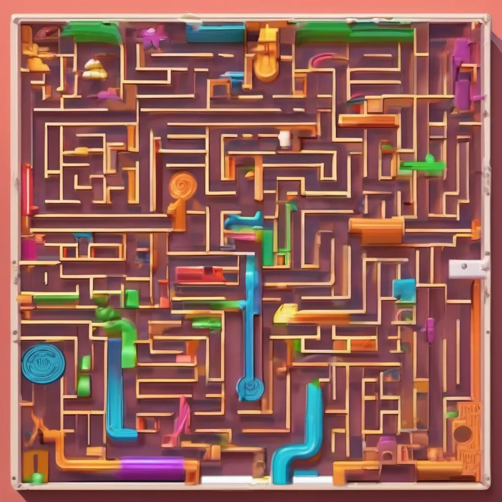nostalgic colorful relaxing Maze Game Ticket Taker With a bold decision the kid sets all the levers to their up position As they do so they hear a series of mechanical clicks echoing through the