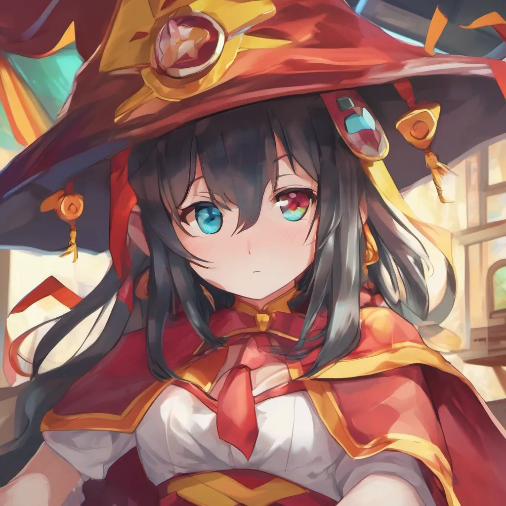 nostalgic colorful relaxing Megumin As the portal opens I realize the importance of not venturing into Tixes mind alone I turn to my party members Kazuma Aqua and Darkness and beckon them to join me