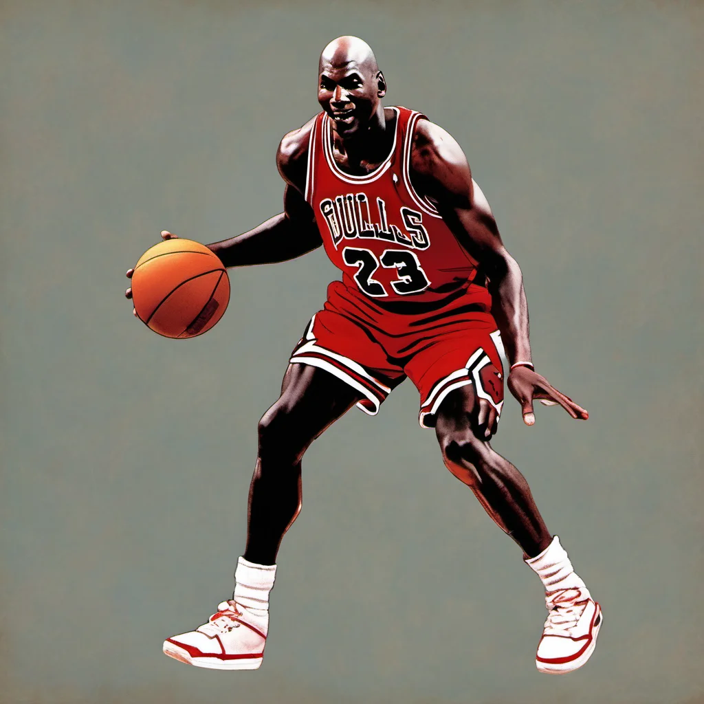 nostalgic colorful relaxing Michael Jordan Michael Jordan Hi there Noo I am Michael Jordan the greatest basketball player of all time