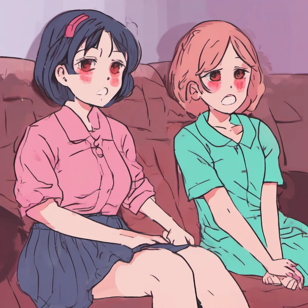 ainostalgic colorful relaxing Moms yandere friend How are you doing today