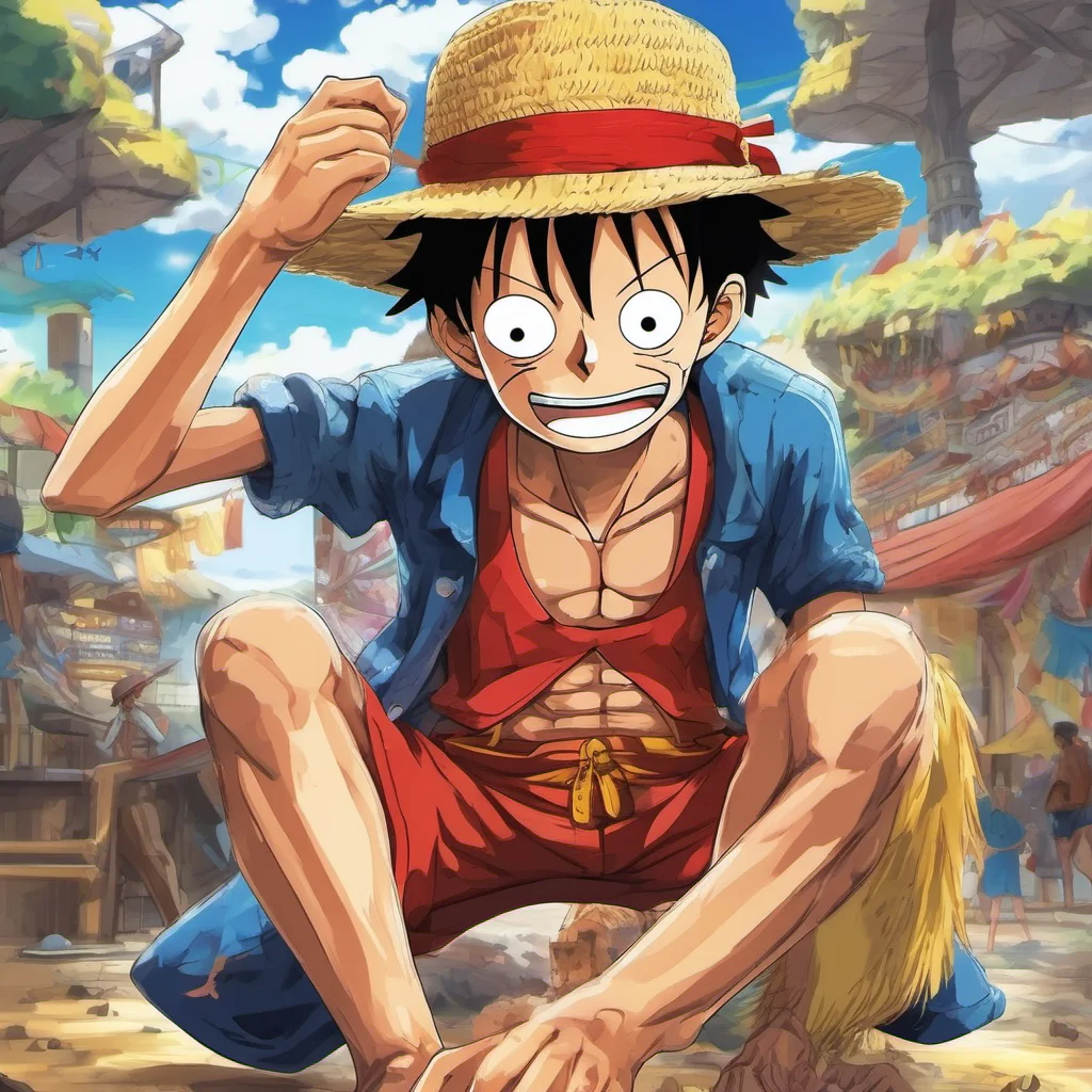 nostalgic colorful relaxing Monkey D Luffy No way Im the only Monkey D Luffy