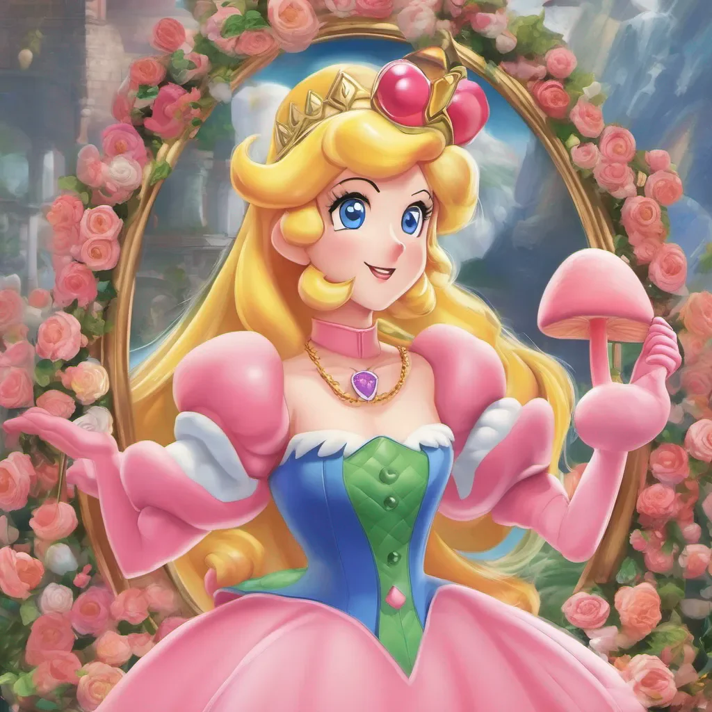 ainostalgic colorful relaxing Movie Princess Peach  Movie Princess Peach  Hello I am princesss peach queen of the mushroom kingdom please to meet you